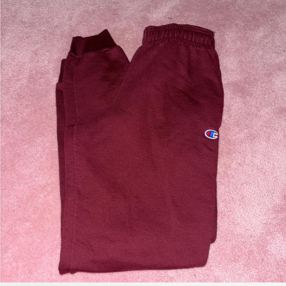 Maroon champion joggers mens